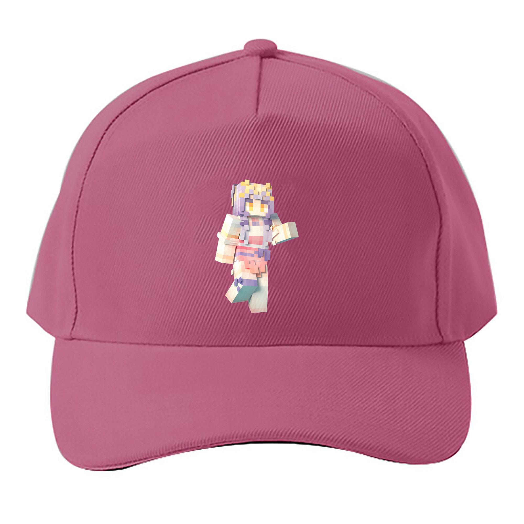 （画像用） マインクラフト ブロックの世界 Minecraft MC Block world ベースボールキャップ 綿100％ 男女兼用 帽子 スポーツ